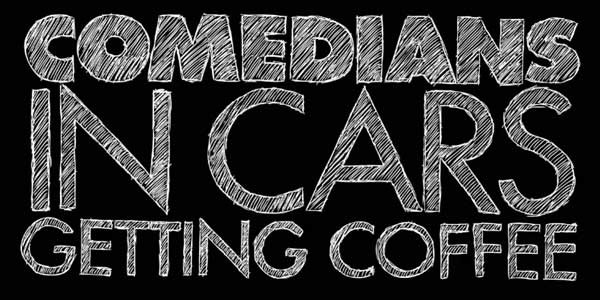 comedians in cars getting coffee logo